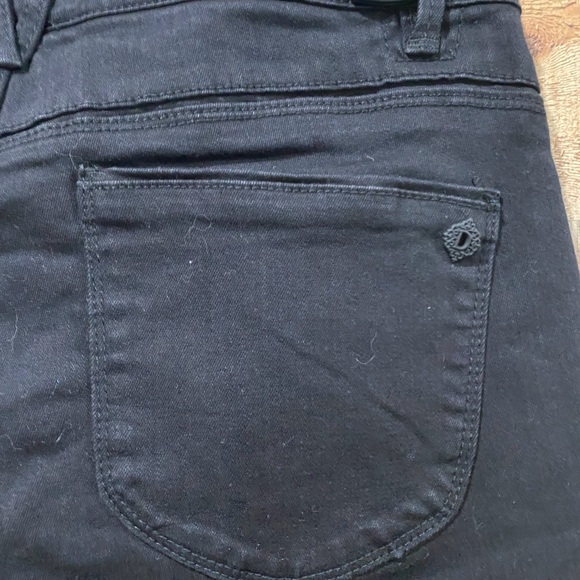 New With Tags Democracy High Rise Mold & Hold Slimming Black Flare Jeans Size 10 - Picture 5 of 6